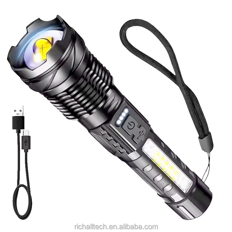 USB Rechargeable LED Torch – Free Shipping